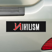 Stickers pare-chocs nihilisme (En voiture)