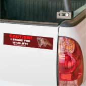 Stickers pare-chocs PET & WILDLIFE PROTECTION (Sur camion)