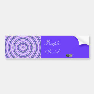 stickers pare-chocs Purple Swirl