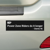 Stickers pare-chocs PZ DM (En voiture)