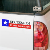 Stickers pare-chocs Texas Secession (Sur camion)