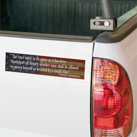 Stickers pare-chocs Thomas Jefferson (Sur camion)