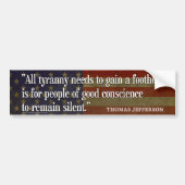 Stickers pare-chocs Thomas Jefferson (Devant)