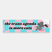 Stickers pare-chocs Trans Agenda (Devant)