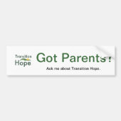 Stickers pare-chocs Transition Hope (Devant)