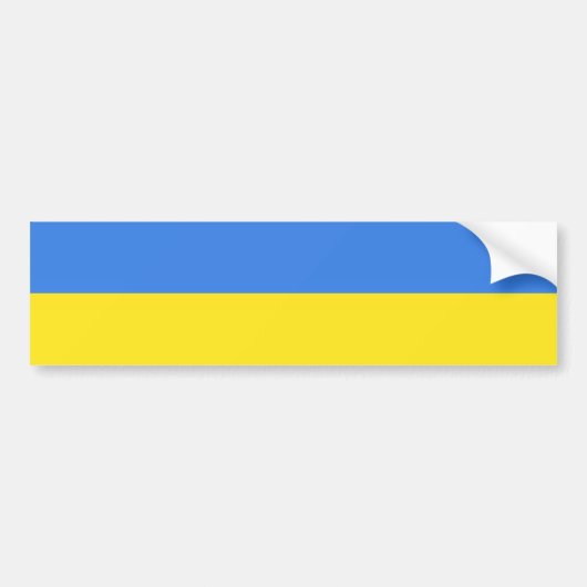 Stickers pare-chocs Ukraine Soutien à la liberté (Devant)
