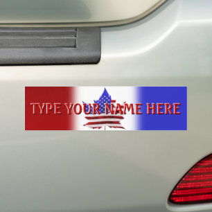 Stickers pare-chocs USA Canada Drapeau américain S