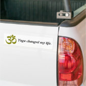 Stickers pare-chocs Yoga Life Changing Quote (Sur camion)