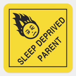 Stickers parents privés de sommeil