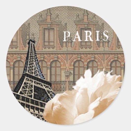 stickers Paris Peony (Devant)