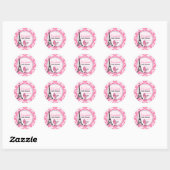 Stickers Paris Thème Party pour Baby shower (Feuille)