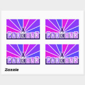 stickers PARKOUR (Feuille)