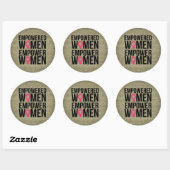 Stickers Parties scintillant en or pour femmes (Feuille)