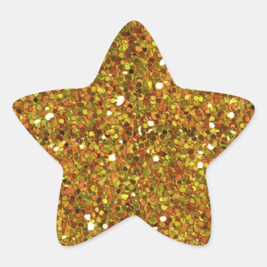 Stickers Parties scintillant jaunes (Devant)