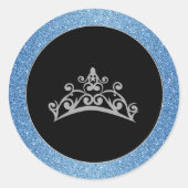 Stickers Parties scintillant Pageant tiara Crown F (Devant)