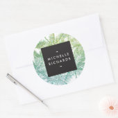 Stickers Parties scintillant Tropical Green/Aqua P (Enveloppe)