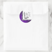 Stickers parties scintillant violet haute talon ch (Sac)