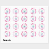 Stickers Pastel avec tente carnaval (Feuille)