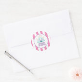 Stickers Pastel avec tente carnaval (Enveloppe)