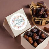 Stickers Pastel Floral Eid Moubarak