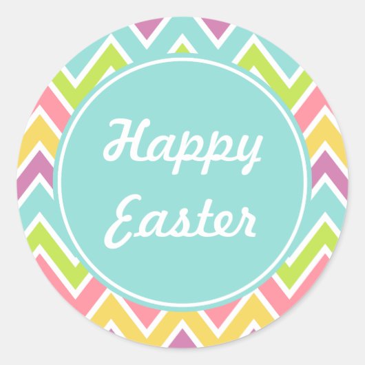 Stickers Pastel Happy Pâques (Devant)