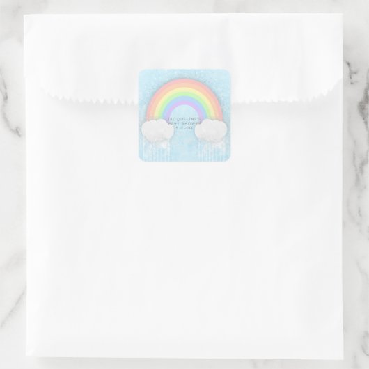 Stickers Pastel Rainbow et Clouds Party Favoriser (Sac)