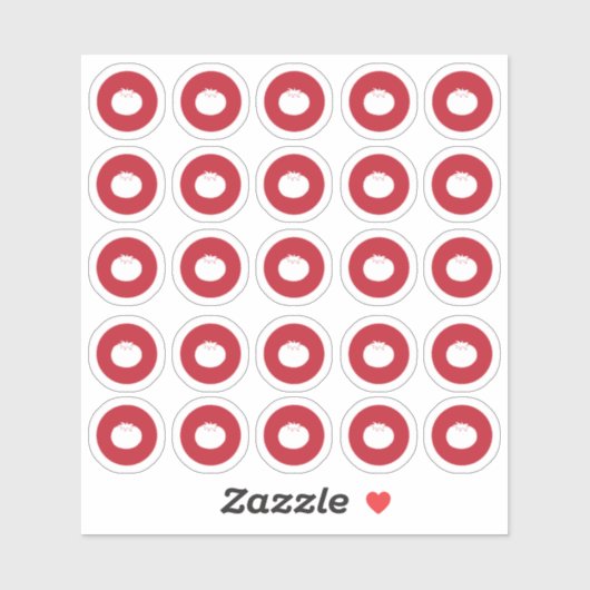 Stickers Pâtes Choix de Repas (Feuille)