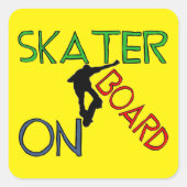 Stickers - Patinage à bord (Devant)