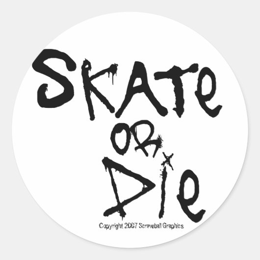Stickers Patinage ou Mie (Devant)