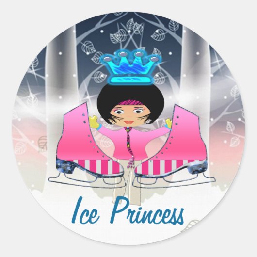 Stickers Patinage sur glace (Devant)