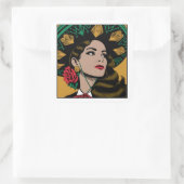 Stickers patrimoine hispanique Mujer Mariachi Mexi (Sac)