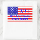Stickers patriotiques 911 10e anniversaire (Sac)