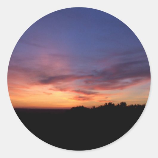 Stickers Paysage Sunset (Devant)