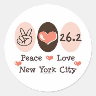 Stickers Peace Love 26.2