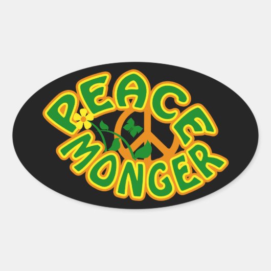 stickers Peace Monger (Devant)