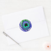 Stickers Peacock Feather (Enveloppe)