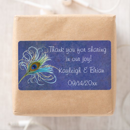 Stickers Peacock Glory Favoriser (En situation)