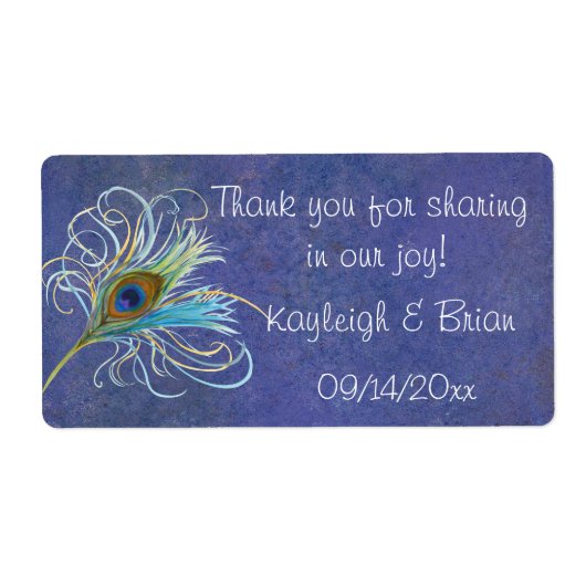 Stickers Peacock Glory Favoriser (Devant)