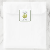 Stickers Pear Preserve et Étiquettes modifiables (Sac)