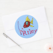 stickers pêche pour Riley (Enveloppe)