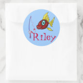 stickers pêche pour Riley (Sac)