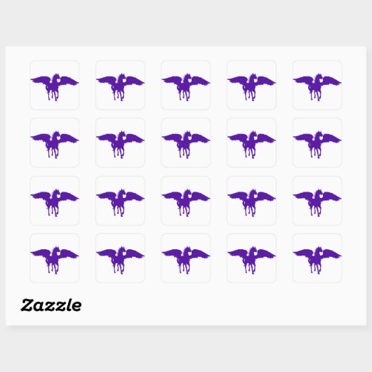 Stickers Pegasus Violet (Feuille)