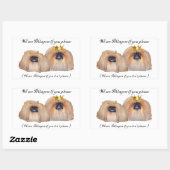 Stickers Pekingese (Feuille)