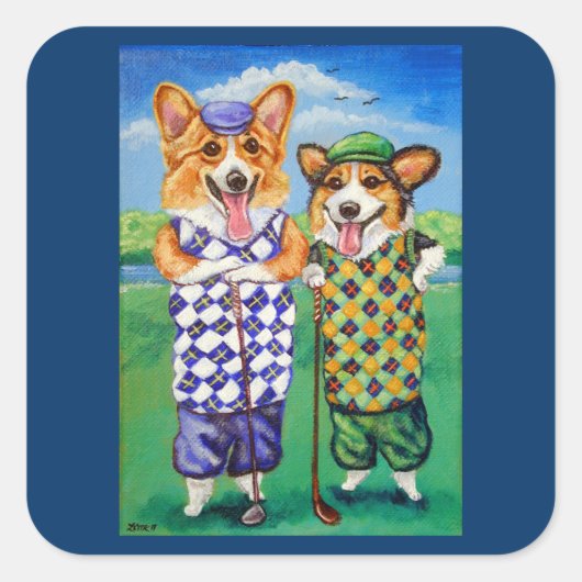 Stickers Pembroke Welsh Corgi (Devant)