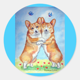 Stickers Pembroke Welsh Corgi