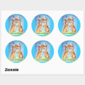 Stickers Pembroke Welsh Corgi (Feuille)