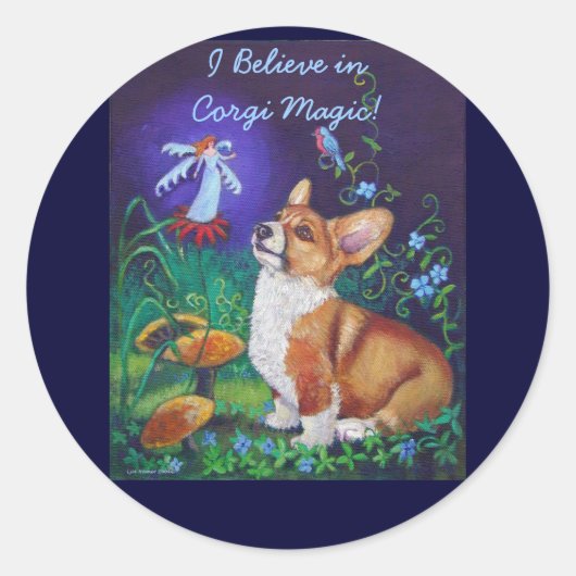 Stickers Pembroke Welsh Corgi (Devant)