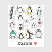 Stickers Penguin (Feuille)