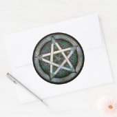 Stickers Pentacle Argent (Enveloppe)
