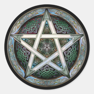 Stickers Pentacle Argent